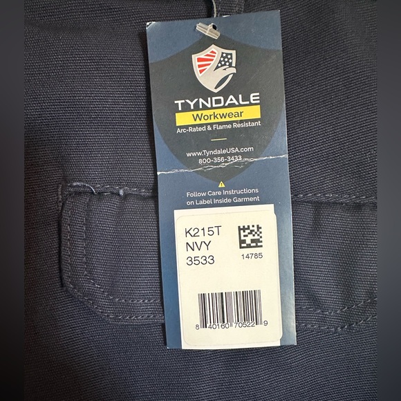 FR AR Men's Navy Cargo Pants 35 x 33